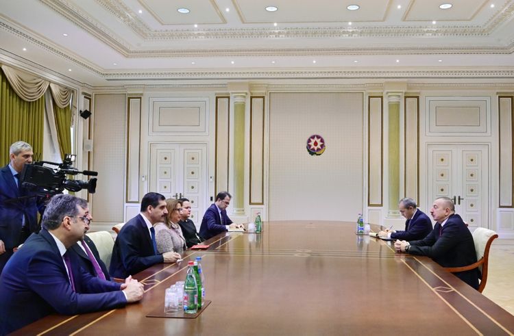 Prezident İlham Əliyev Türkiyənin Ticarət nazirini qəbul edib