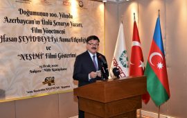 Türkiyədə İmadəddin Nəsiminin 650, Həsən Seyidbəylinin 100 illiyi münasibətilə təntənəli tədbir təşkil edilib