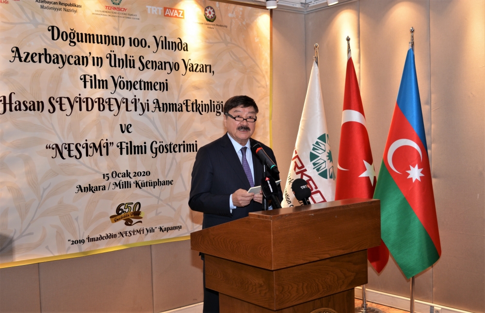 Türkiyədə İmadəddin Nəsiminin 650, Həsən Seyidbəylinin 100 illiyi münasibətilə təntənəli tədbir təşkil edilib