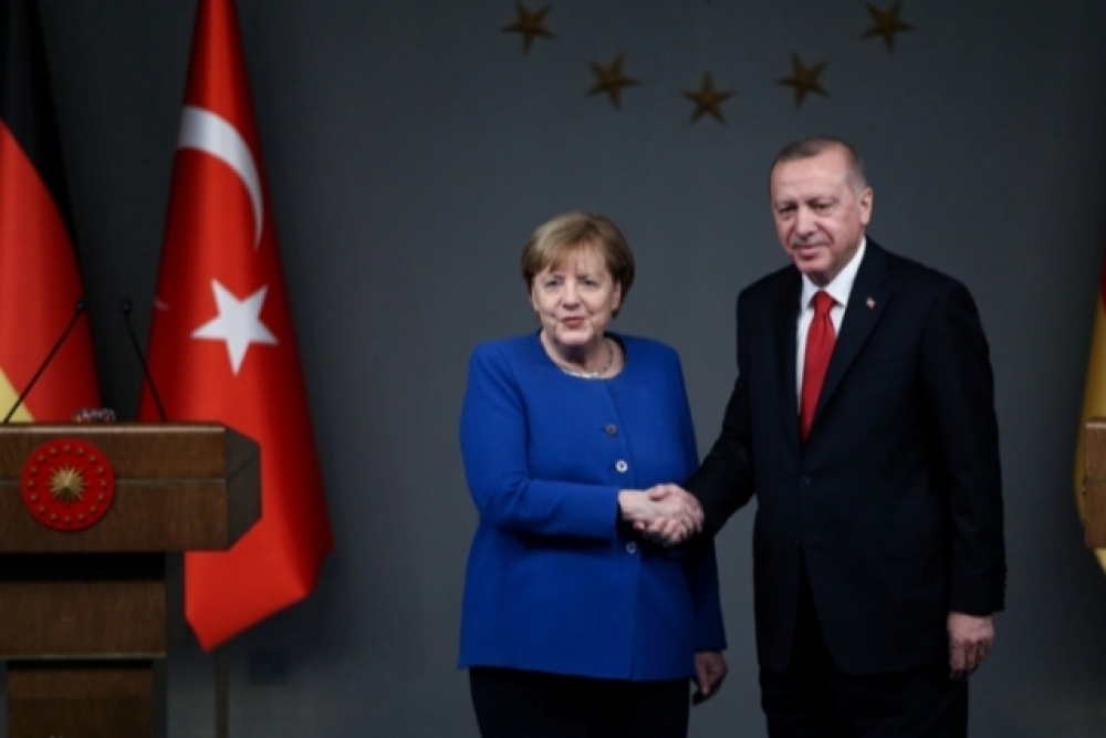 Rəcəb Tayyib Ərdoğan və Angela Merkel birgə mətbuat konfransı keçiriblər