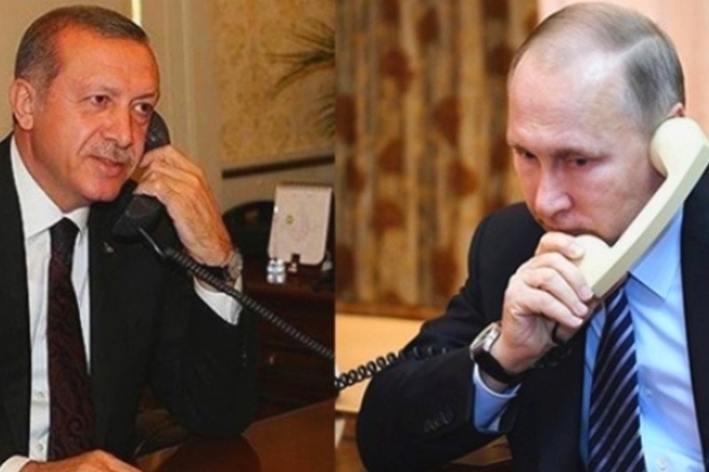 Ərdoğan Putinlə Suriyadakı vəziyyəti müzakirə etdi