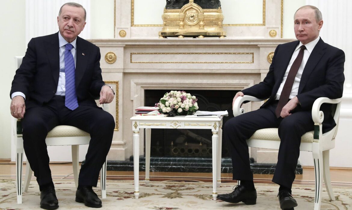 Türkiyə prezidenti Recep Tayyib Erdoğan Moskvada – VİDEO
