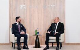 Prezident İlham Əliyev İordaniya Haşimilər Krallığının Vəliəhdi ilə görüşüb