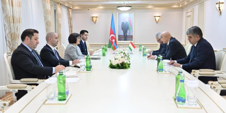 Bakıda Azərbaycan və Tacikistan parlament rəhbərlərinin görüşü olub