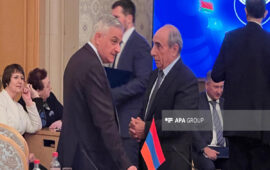 Yaqub Eyyubov Paşinyanın müavini ilə görüşüb