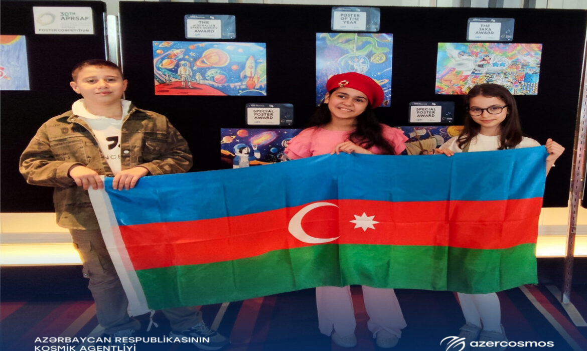 Azərbaycan Beynəlxalq Kosmik Poster Müsabiqəsində 14 ölkə arasında birinci yerin qalibi olub