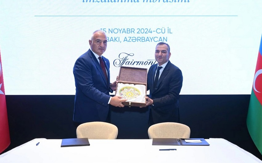 Azərbaycanla Türkiyə arasında turizm əməkdaşlığı haqqında saziş imzalanıb