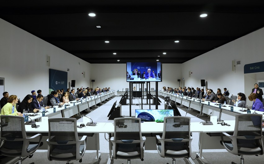 Niyazi Bayramov COP29-da Yaşıl Şəhər Liderlərinin dəyirmi masasında iştirak edib
