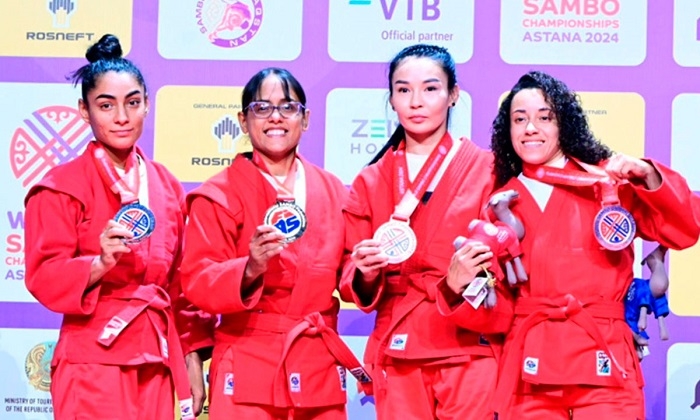 Türkmənistan sambo turnirində 6 medal qazanıb