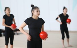 Cənubi Koreya gimnastları təlim-məşq toplanışı üçün Bakıya gəliblər