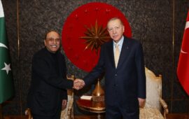 Ərdoğan Pakistan prezidenti Asif Əli Zərdari ilə görüşüb