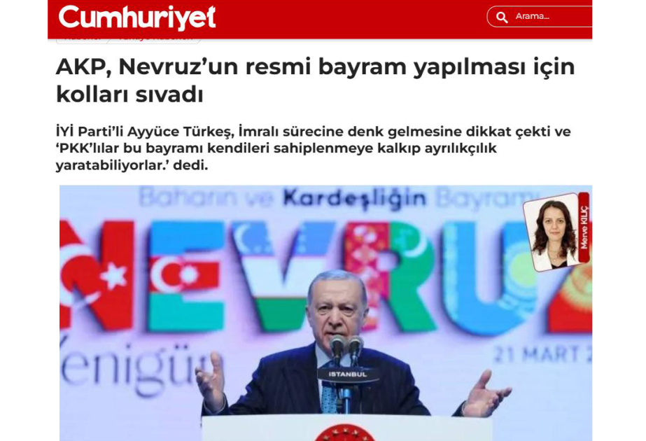 Cümhuriyyət: Türkiyə Novruzun rəsmi bayram elan edilməsi ilə bağlı qanun layihəsi hazırlayacaq
