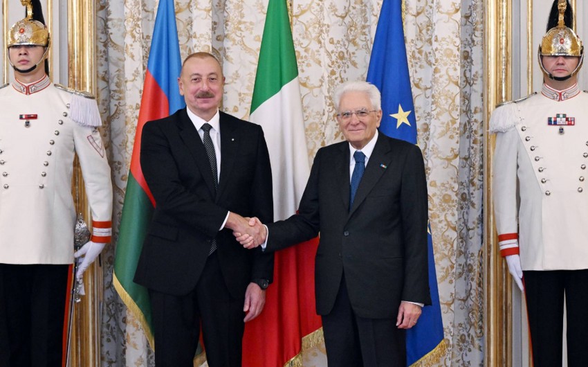 Prezident İlham Əliyev milli bayram münasibətilə italiyalı həmkarını təbrik edib